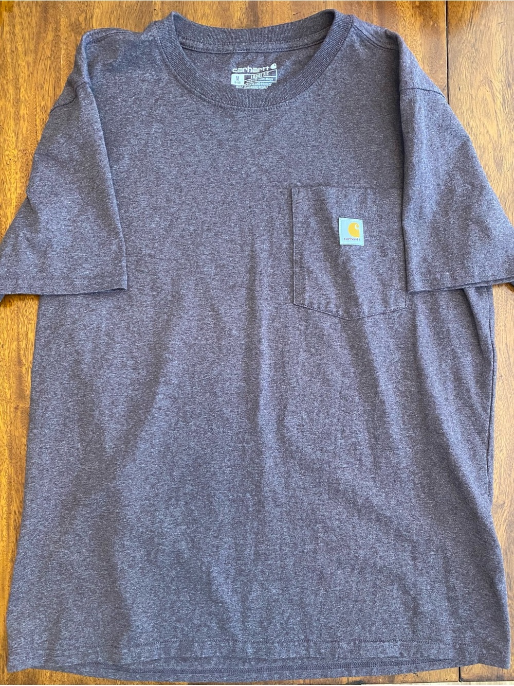 Carhartt Purple short sleeve Tshirt with front pocket